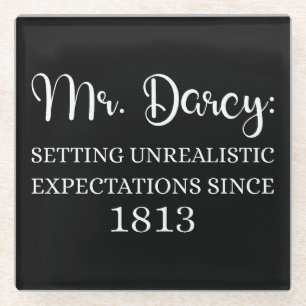 De heer Darcy: onrealistische verwachtingen sinds  Glazen Onderzetter