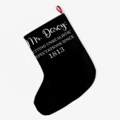 De heer Darcy: onrealistische verwachtingen sinds  Grote Kerstsok (Achterkant (Hangend))