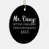 De heer Darcy: onrealistische verwachtingen sinds  Keramisch Ornament (Rechts)