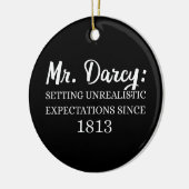 De heer Darcy: onrealistische verwachtingen sinds  Keramisch Ornament (Links)