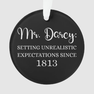 De heer Darcy: onrealistische verwachtingen sinds  Ornament