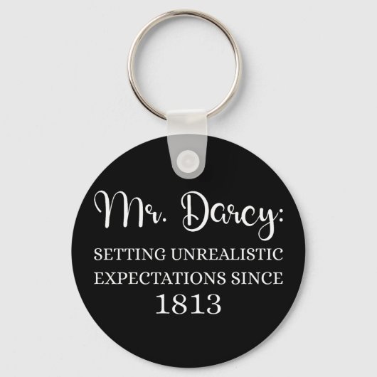 De heer Darcy: onrealistische verwachtingen sinds  Sleutelhanger (Voorkant)