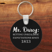 De heer Darcy: onrealistische verwachtingen sinds  Sleutelhanger (Achterkant)