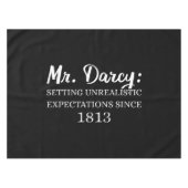De heer Darcy: onrealistische verwachtingen sinds  Tafelkleed (Voorkant (Horizontaal))