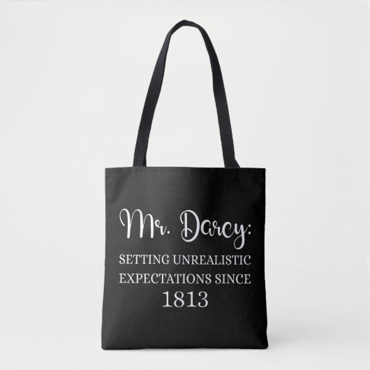 De heer Darcy: onrealistische verwachtingen sinds  Tote Bag (Voorkant)