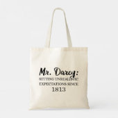De heer Darcy: onrealistische verwachtingen sinds  Tote Bag (Achterkant)