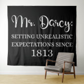 De heer Darcy: onrealistische verwachtingen sinds  Wandkleed (In Situ (horizontaal))