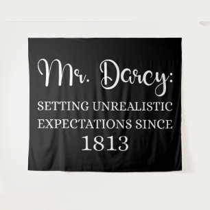 De heer Darcy: onrealistische verwachtingen sinds Wandkleed