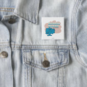 de heer Daydroom Believer Vierkante Button 5,1 Cm (In situ)