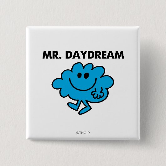 de heer Daydroom Classic Pose Vierkante Button 5,1 Cm (Voorkant)