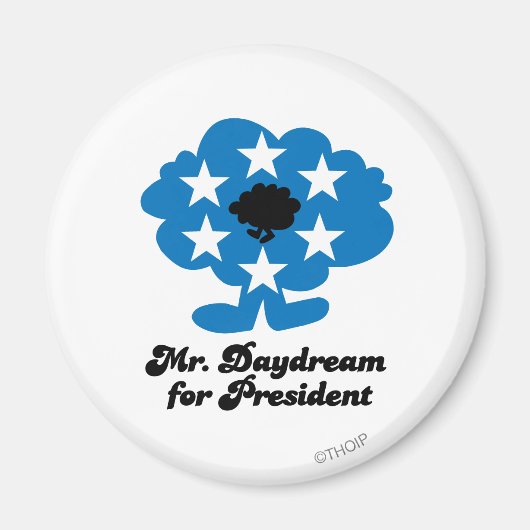 de heer Daydroom For President Magneet (Voorkant)