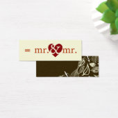 De heer & de heer Do, de Wiskunde Labels Mini Visitekaartjes (Bureau)