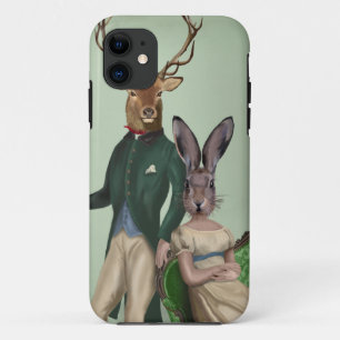De heer Deer en mevrouw Rabbit 2 iPhone 11 Hoesje