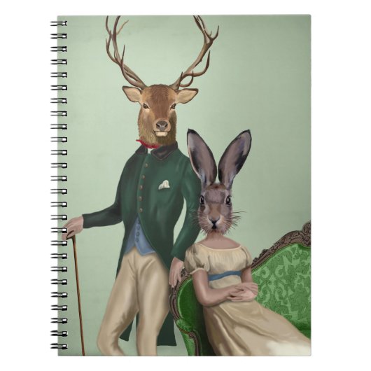 De heer Deer en mevrouw Rabbit 2 Notitieboek (Voorkant)