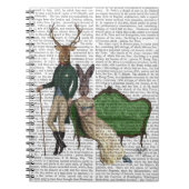 De heer Deer en mevrouw Rabbit Notitieboek (Voorkant)