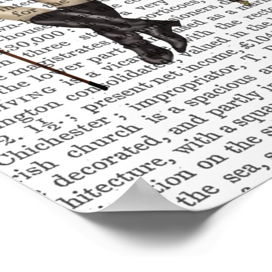 De heer Deer en mevrouw Rabbit Poster (Hoek)