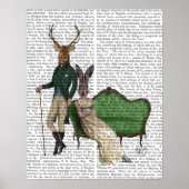De heer Deer en mevrouw Rabbit Poster (Voorkant)