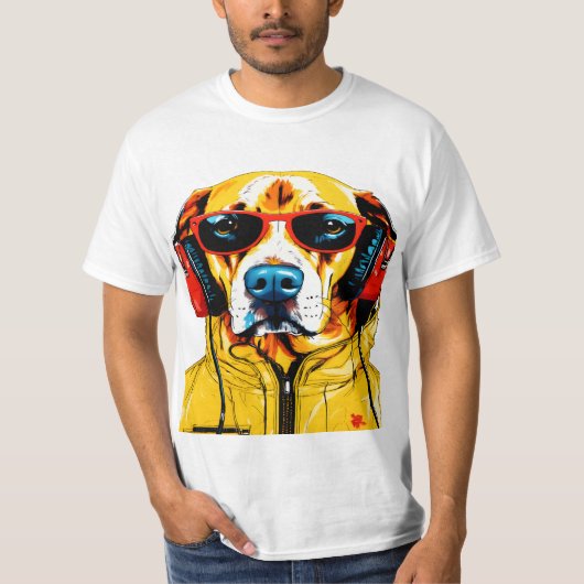 De heer Dog de Magnifieke T-shirt (Voorkant)