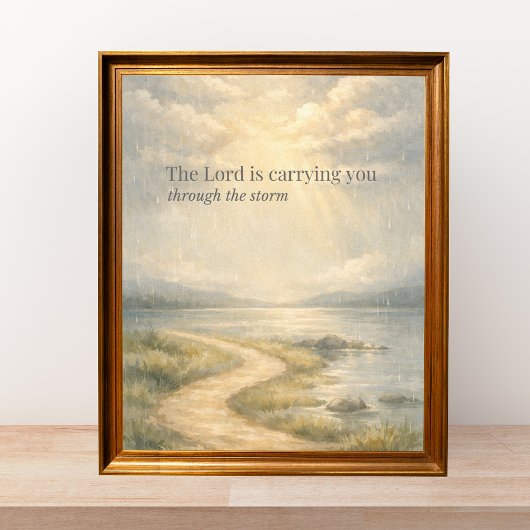 De Heer Draagt U Christelijk Geloof Poster