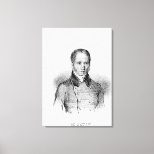 de heer Dupin Canvas Afdruk (Voorkant)