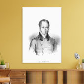 de heer Dupin Canvas Afdruk (Insitu (Woonkamer))