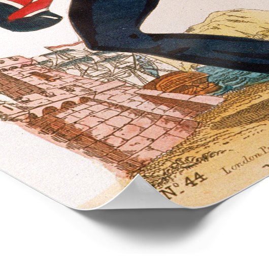 De heer E.F. Saville als "Unievaartuig" Poster (Hoek)