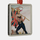 de heer E.F. Saville als "Union Jack Metalen Ornament (Rechts)