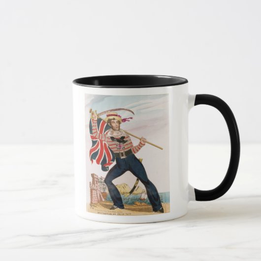 de heer E.F. Saville als "Union Jack Mok (Rechts)