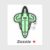 De heer Ears - cartoon gezichten v1 Sticker (Vel)