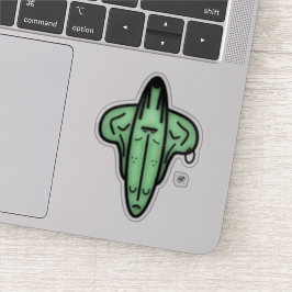 De heer Ears - cartoon gezichten v1 Sticker