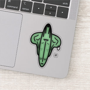 De heer Ears - cartoon gezichten v1 Sticker