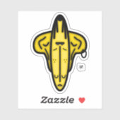 De heer Ears - cartoon staat voor Sticker v2 (Vel)