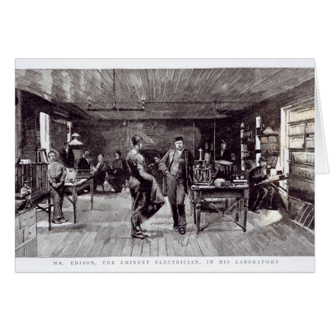 de heer Edison , de vooraanstaande elektricien (Voorkant Horizontaal)