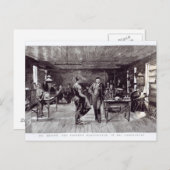 de heer Edison , de vooraanstaande elektricien Briefkaart (Voorkant / Achterkant)