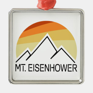 De heer Eisenhower New Hampshire Retro Metalen Ornament