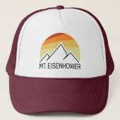 De heer Eisenhower New Hampshire Retro Trucker Pet (Voorkant)