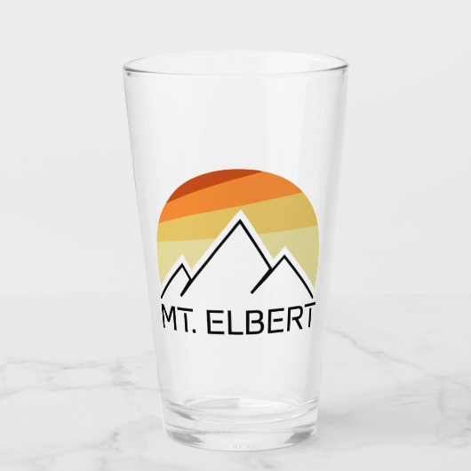 De heer Elbert Colorado Retro Glas (Voorkant)