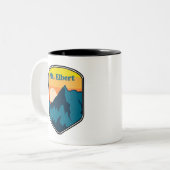 De heer Elbert Colorado Sunrise Tweekleurige Koffiemok (Voorkant links)