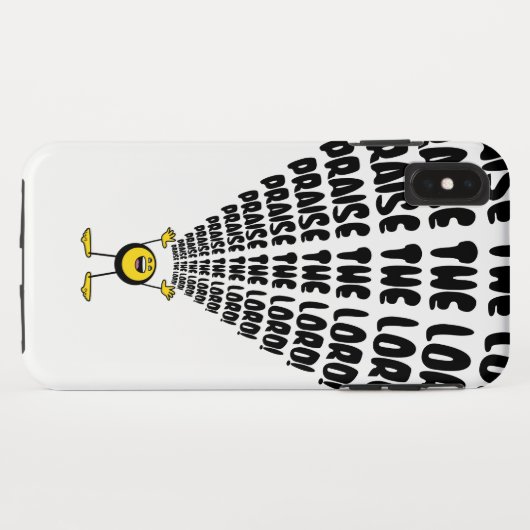 De Heer Emoji verheffen Case-Mate iPhone Case (Achterkant (horizontaal))