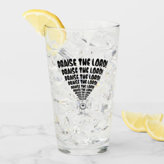 De Heer Emoji verheffen Glas (Voorkant ijs)