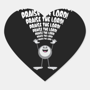 De Heer Emoji verheffen Hart Sticker