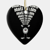 De Heer Emoji verheffen Keramisch Ornament (Rechts)