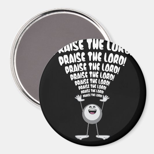 De Heer Emoji verheffen Magneet (Voorkant / Achterkant)