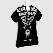 De Heer Emoji verheffen Ornament (voorkant)