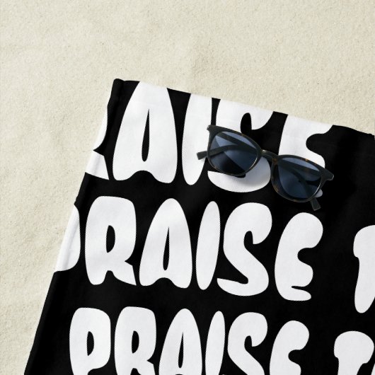 De Heer Emoji verheffen Strandlaken (In situ)