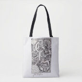de heer Emptyful, Ink Drawing Tote Bag (Voorkant)
