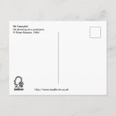 De heer Emptyful, Ink-tekening Briefkaart (Achterkant)