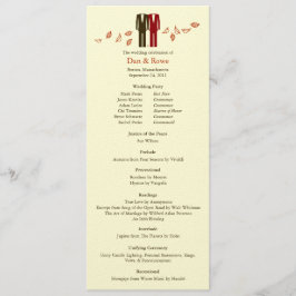 De heer en de heer Autumn doen het Wiskunde 4x9.25 Programmakaart