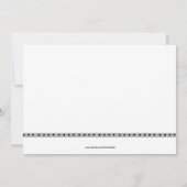 de heer en de heer Gay Wedding Invitation Kaart (Achterkant)