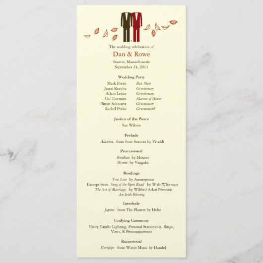 De heer en de heer herfst 2: het programma Wiskund Programmakaart (Voorkant)